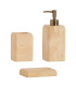 Soap Holder marble brown 11x11x2cm