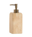 Soap dispenser travertin 7.5x7.5x19cm