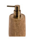 Distributeur de savon en marbre brun 8x8x16.5cm