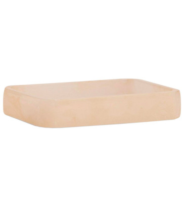Porte savon en résine effet nacre 13x9.5x2.5cm