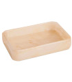 Porte savon en résine effet nacre 13x9.5x2.5cm