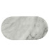 Plateau de présentation salle de Bain marbre blanc 30x15x1.5cm