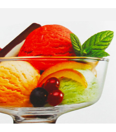 Set of 6 Ice Cream Cups - H10.5cm