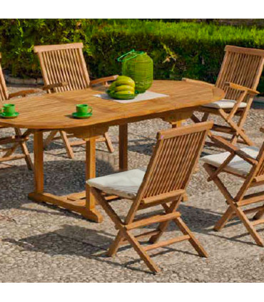 Chaise de jardin en bois 61x42x89cm