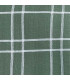 Set de 9 torchons 100% coton blanc, jaune, vert, gris 45x70cm