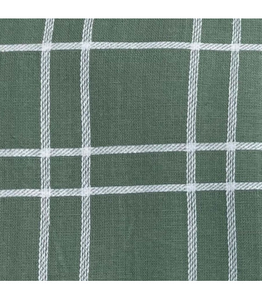 Set de 9 torchons 100% coton blanc, jaune, vert, gris 45x70cm