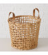 Panier tressé décoratif 30x30x25cm