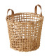 Panier tressé décoratif 30x30x25cm