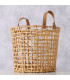 Panier tressé décoratif 30x30x25cm