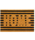 Paillasson coco rayures noires home 60x40x1.5cm