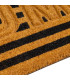 Paillasson coco rayures noires home 60x40x1.5cm