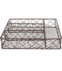 Range-couverts en fer marron 31x25x7cm