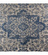 Tapis rectangulaire gris et bleu 140x200cm