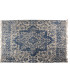 Tapis rectangulaire gris et bleu 140x200cm