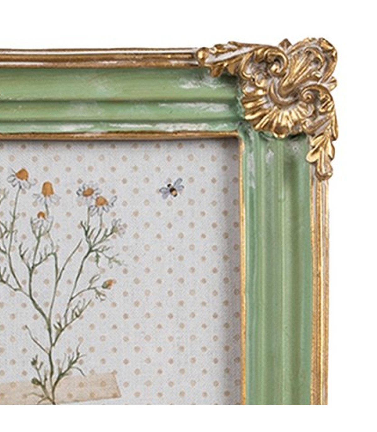 Cadre Photo Carré Vert 10x10 Pouces (25x25 Cm) - Bois - Neuf - Marque Confetti - Décoration Intérieure