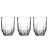 Set de 3 verres à eau en verre transparent 25cl