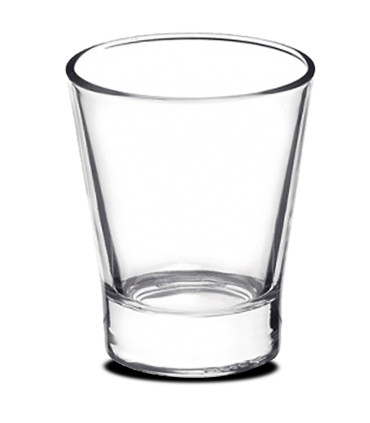 Set de 3 tasses à café en verre 8.5cl
