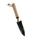 Set de 3 ustensiles de jardinage en bois de métal noir 10x10x35cm
