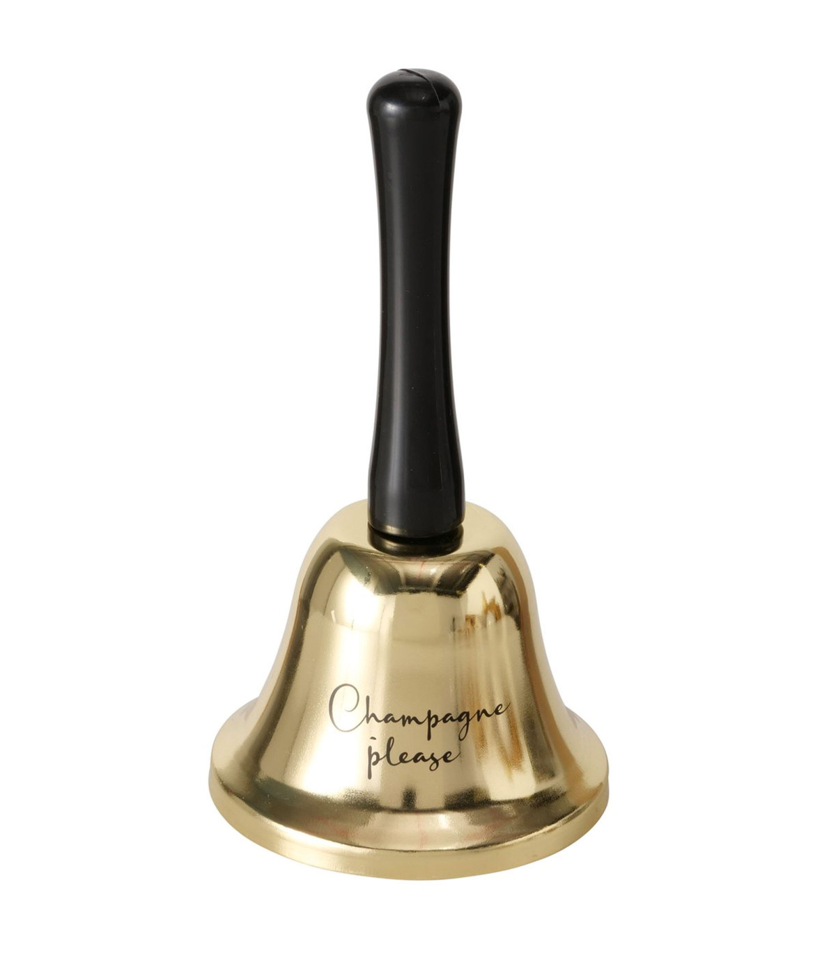 Cloche à Main En Laiton Et Bois - Son Fort Et Clair Pour Appel, Cours, Méditation