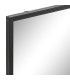 Miroir mural fenêtre métal noir 90x2x90cm
