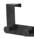 Door Coat Rack Metal white 22x22x10cm