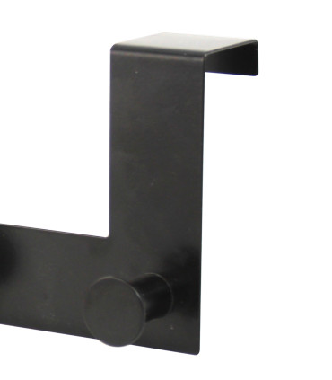 Door Coat Rack Metal white 22x22x10cm