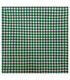 Paquet de 20 serviettes en papier vichy vert et blanc 33x33cm