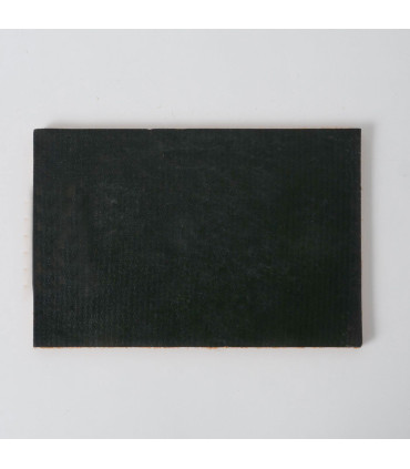 Paillasson coco fleuri gris, blanc, rouge 60x40x1.5cm
