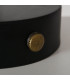 Lampe à poser champignon en métal noir LED sans fil 15x15x26cm