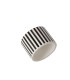 Set de 2 ronds de serviette en céramique blanche et noire 5x5x4cm