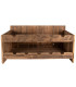 Porte bouteilles en bois rustique 10 bouteilles 65x28x33cm