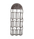 Porte bouteilles mural en métal 9 bouteilles 30x18x83cm