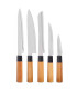Set of 5 kitchen knives and Organizer Bloc