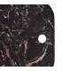 Planche à découper en acacia et marbre noir 38x18x1.5cm