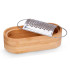 Râpe avec récipient bambou 7x15.5x4cm