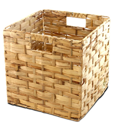 Storage box tissue beige sepia - 31x31x31cm