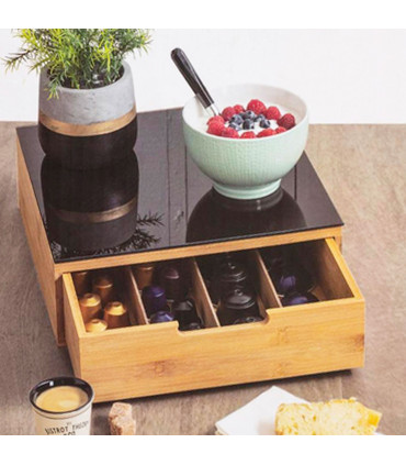 Coffee Capsules Holder bamboo