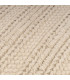 Tapis en coton tressé beige 70x140cm
