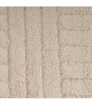 Tapis de bain 100% coton beige 70x45cm