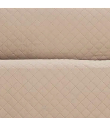 Armchair cover beige 60 to 110cm