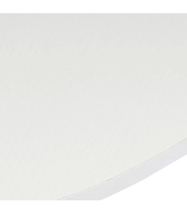 Étagère d'angle 4 plateaux en bois et métal blanc 30x30x110cm