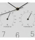 Ovale Wall Clock with Thermometer and Hygrometer