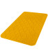 Tapis de bain mémoire de forme jaune 50x80cm