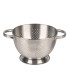 Set de 2 passoires en inox noir et chrome 22x22x16cm
