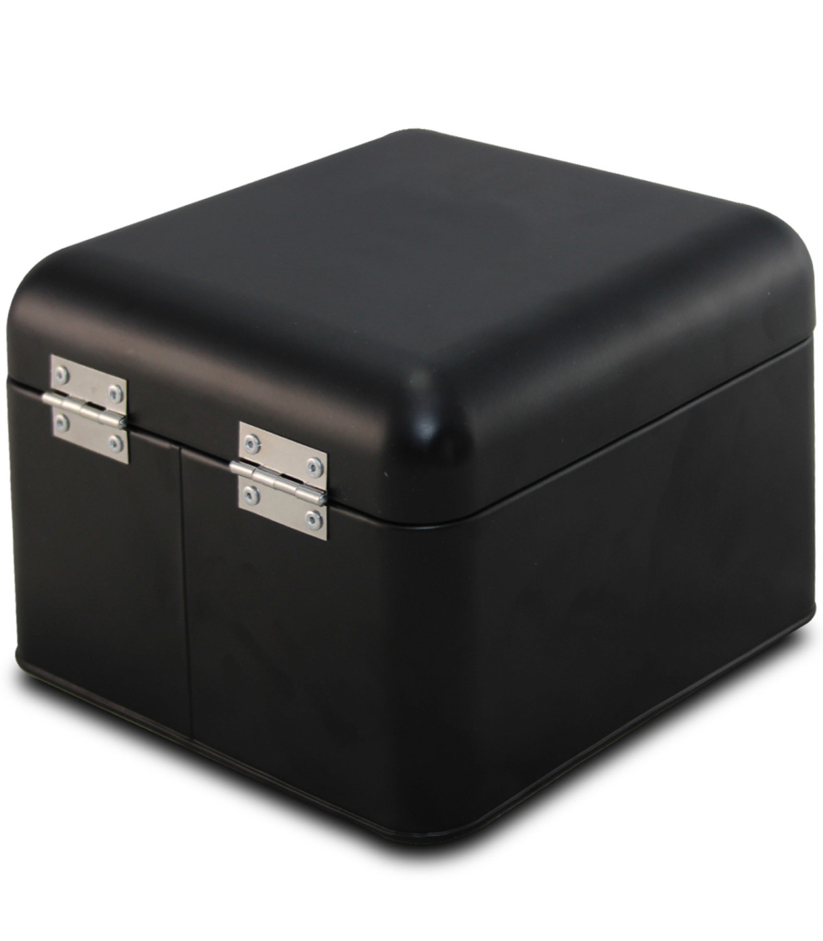 Boîte de rangement en métal avec couvercle, conteneur