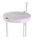 Support pot plante triple articulé métal blanc 60x19x60cm