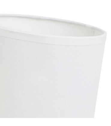 Lampe à poser céramique beige taupe 13x13x24cm