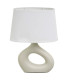 Lampe à poser céramique beige 23x13x30cm