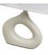 Lampe à poser céramique beige 23x13x30cm