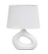 Lampe à poser céramique blanche 23x13x30cm